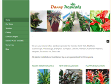 Tablet Screenshot of dannytropicals.com